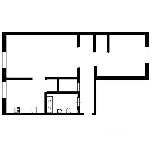 2-к кв. Тюменская область, Тюмень ул. Мельникайте, 103 (45.0 м) - Фото 1