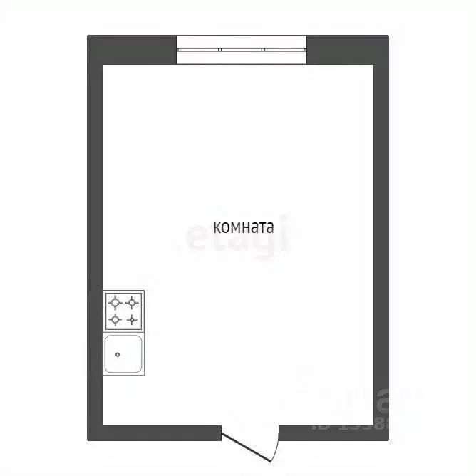 Комната Красноярский край, Красноярск Новая ул., 12 (14.6 м) - Фото 2