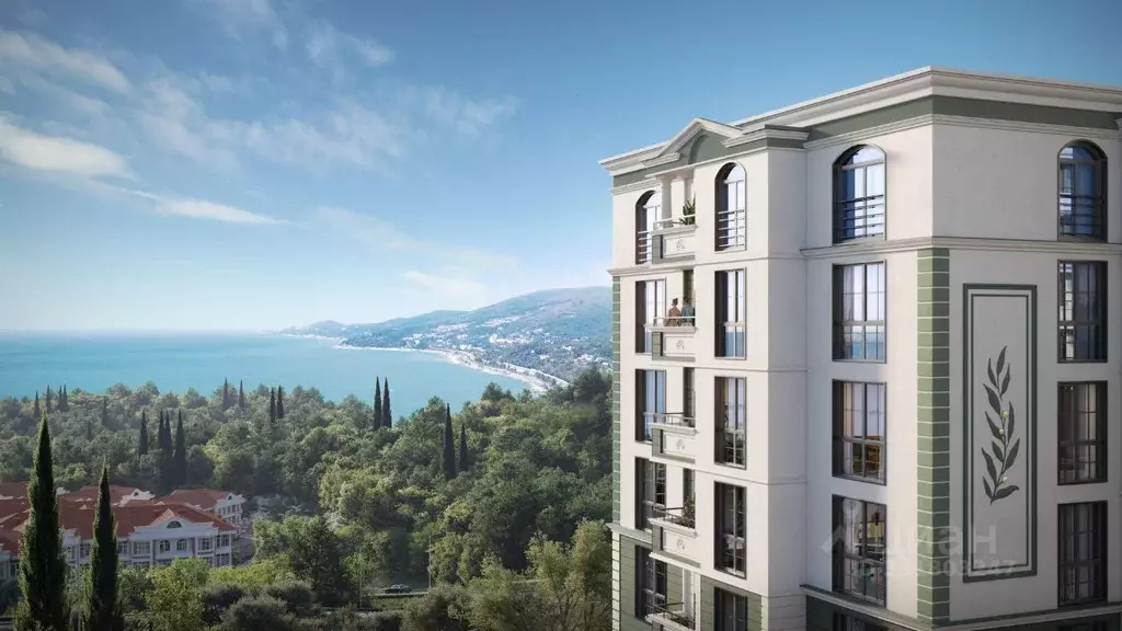 Студия Краснодарский край, Сочи Адлер жилрайон, ул. Ленина, 290/8к6 ... - Фото 1