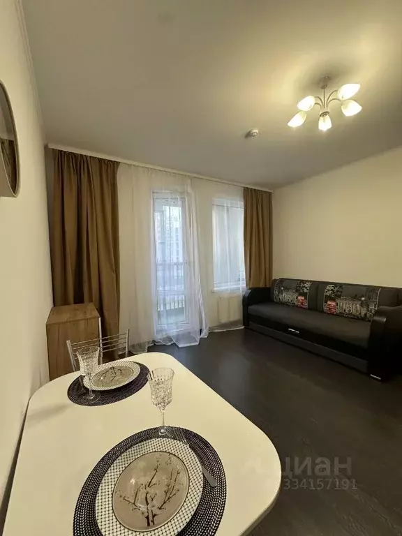 Студия Санкт-Петербург аллея Арцеуловская, 15 (26.7 м) - Фото 1