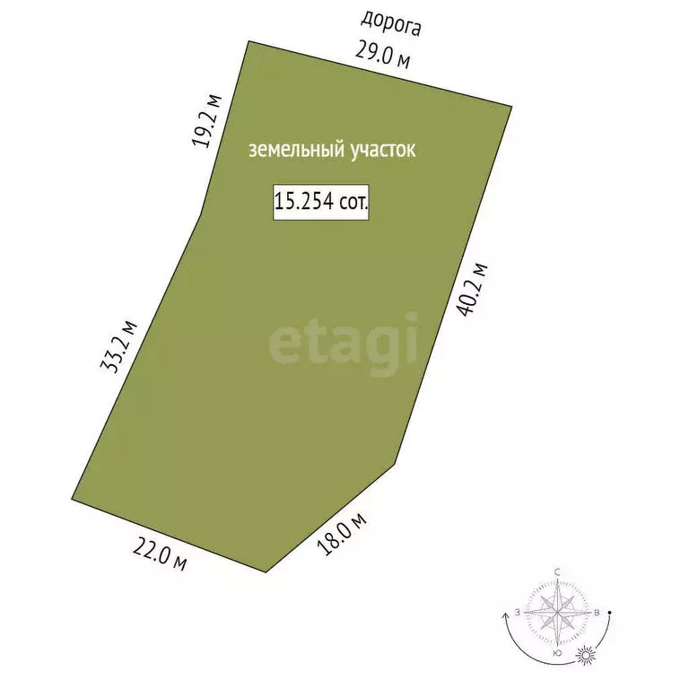 Участок в деревня Бритово, 59 (15.2542 м) - Фото 0