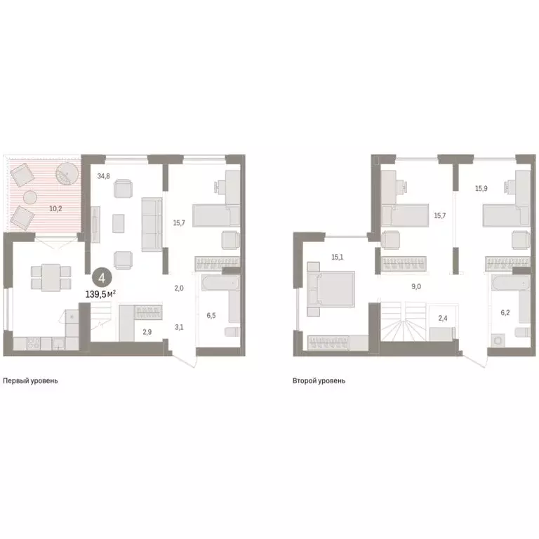 4-комнатная квартира: Новосибирск, улица Аэропорт, 90 (139.51 м) - Фото 2