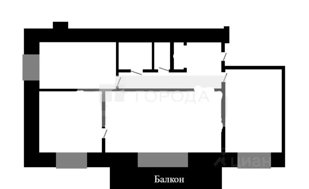 3-к кв. Новосибирская область, Новосибирск ул. Кошурникова, 7 (51.0 м) - Фото 1