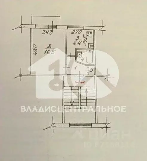 1-к кв. Новосибирская область, Новосибирск Степная ул., 36 (29.8 м) - Фото 1