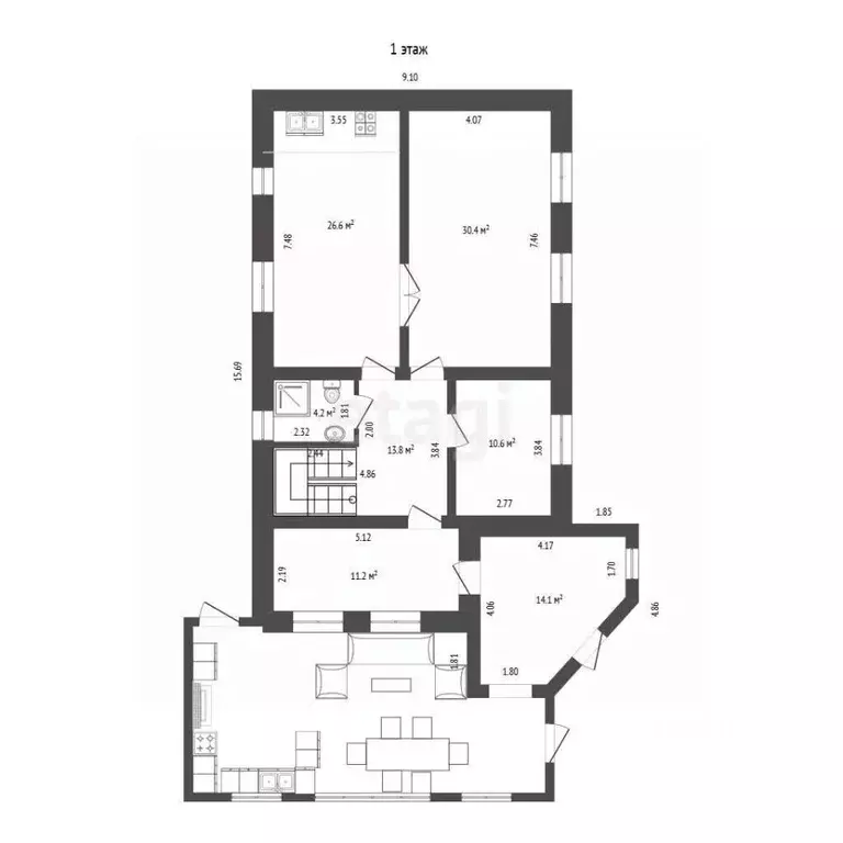 Дом в Марий Эл, Йошкар-Ола ул. Мира, 62 (174 м) - Фото 2