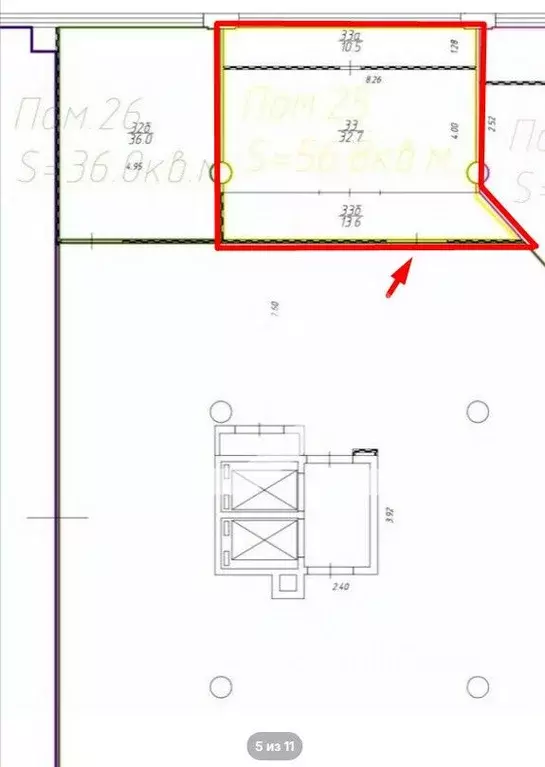 Торговая площадь в Москва Новокуркинское ш., 1 (57 м) - Фото 1