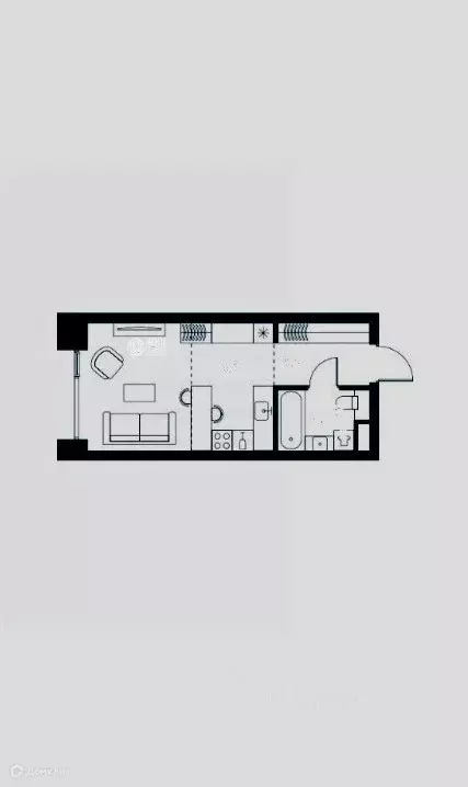 Продаётся квартира-студия, 25.7 м - Фото 1