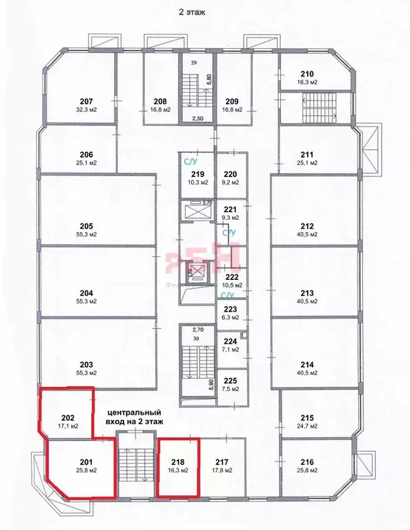 Офис в Пензенская область, Пенза ул. Кирова (59 м) - Фото 2