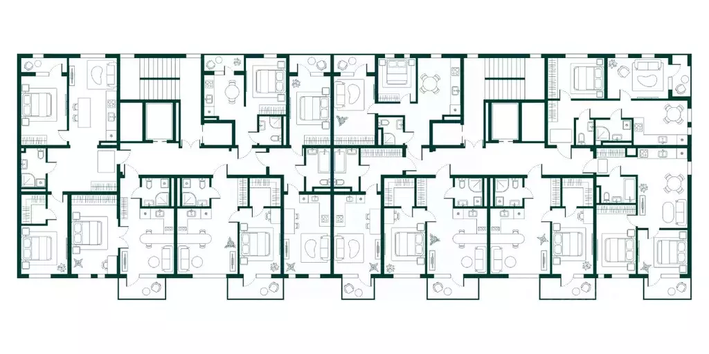 2-к кв. Дагестан, Дербент Новая История жилой комплекс (43.71 м) - Фото 2
