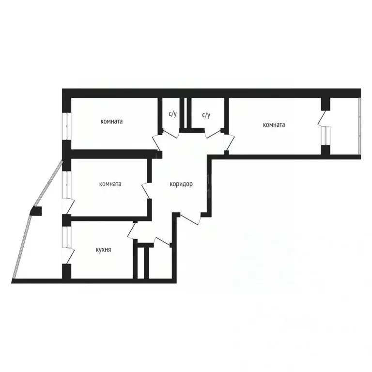3-к кв. Тюменская область, Тюмень Ямская ул., 86 (87.9 м) - Фото 1