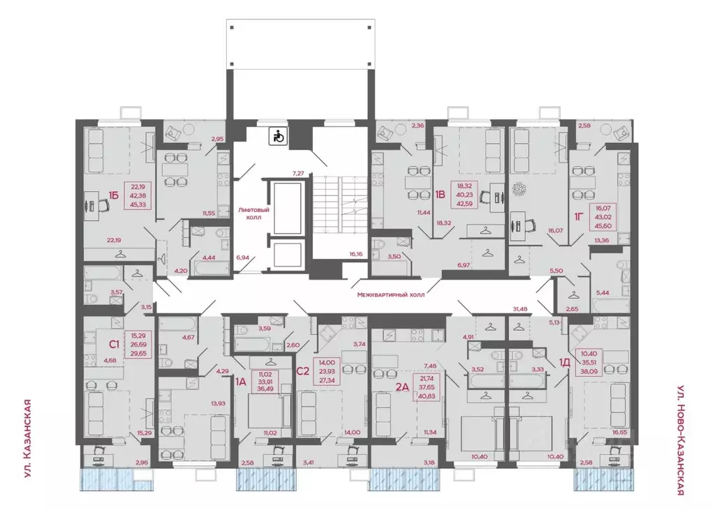 1-к кв. Пензенская область, Пенза Маньчжурия мкр, Стрижи жилой ... - Фото 2