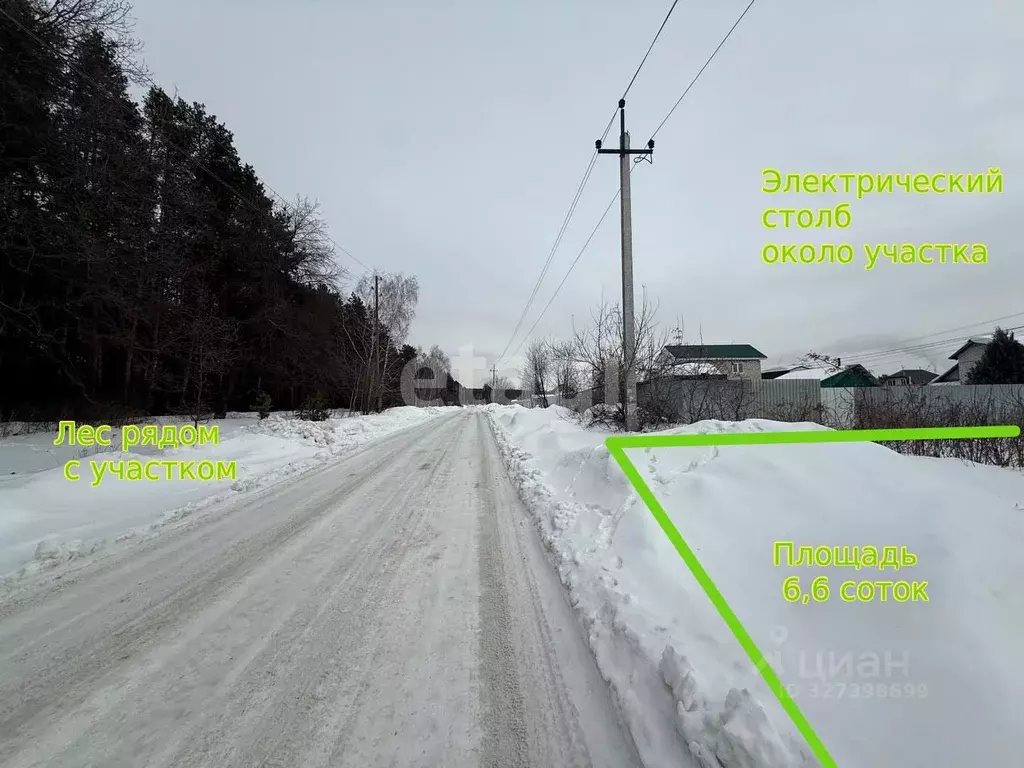 Участок в Ульяновская область, Ульяновск Импульс СНТ, 1-я линия (6.6 ... - Фото 2