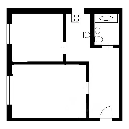 1-к кв. Московская область, Красногорск ул. Игоря Мерлушкина, 12 (37.5 ... - Фото 1