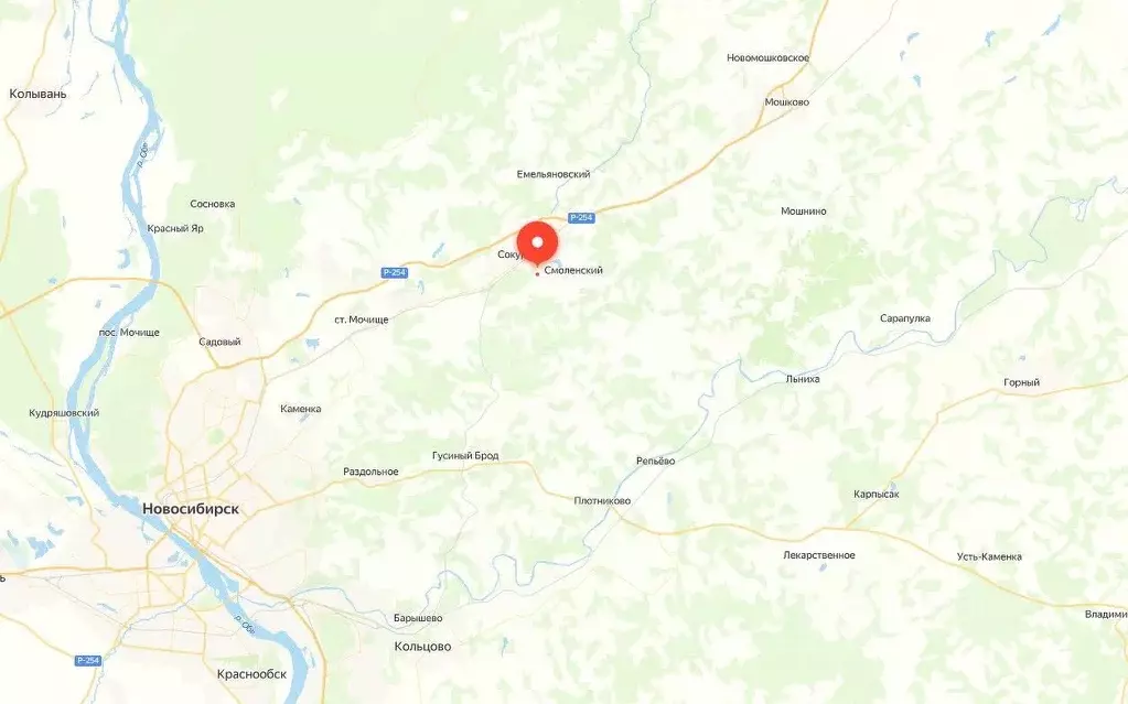 Участок в Новосибирская область, Мошковский район, с. Сокур ул. ... - Фото 1