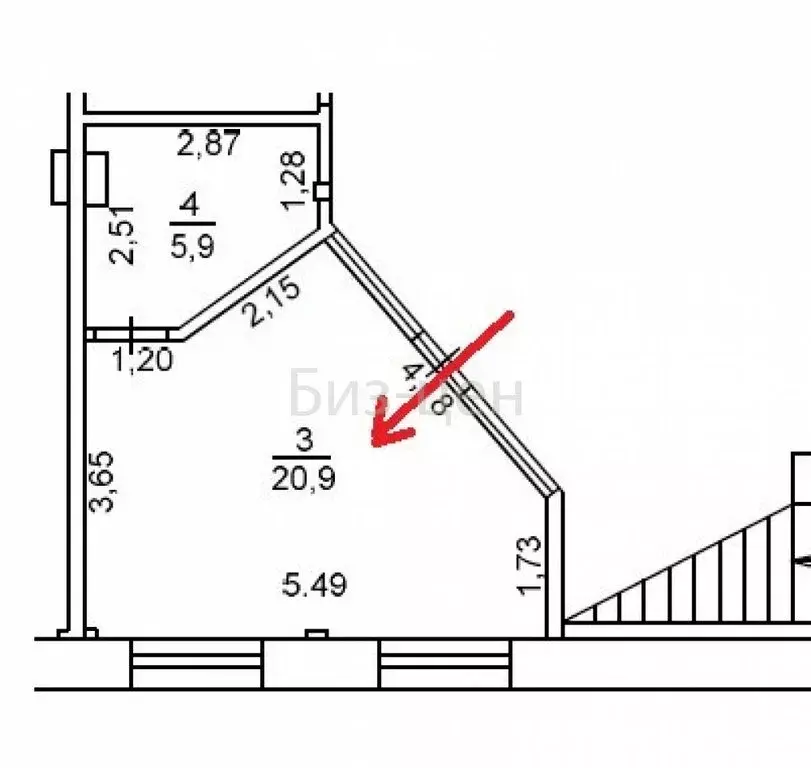 Офис (26.8 м) - Фото 2