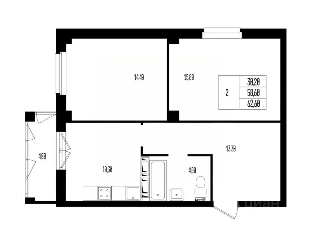 Свободной планировки кв. Волгоградская область, Волгоград 131-й мкр, ... - Фото 1