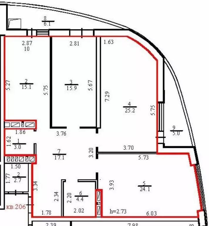 Продаётся 3-к квартира, 116 м - Фото 1