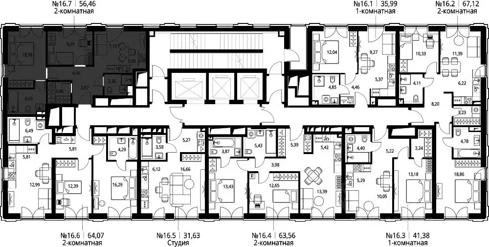 2-к кв. Москва Ильменский проезд (58.21 м) - Фото 1