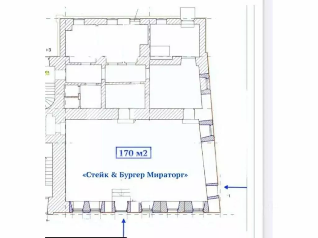 Помещение свободного назначения в Москва Бауманская ул., 44С1 (170 м) - Фото 2