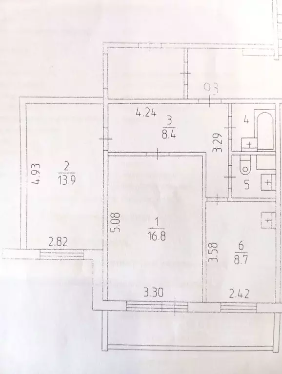 2-к кв. Пермский край, Пермь ул. Менжинского, 45 (52.1 м) - Фото 2