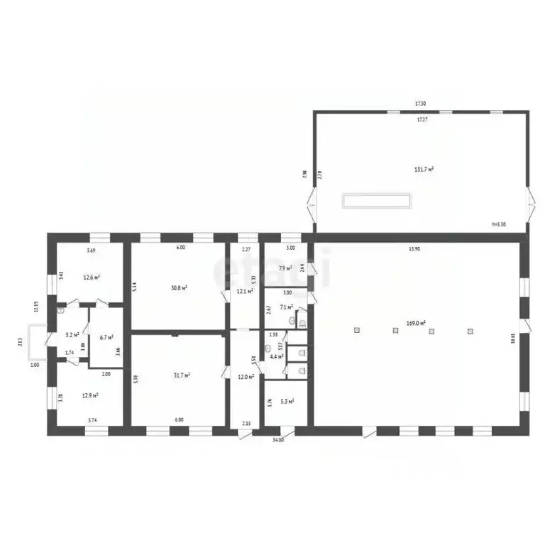 Склад в Омская область, Омск Осоавиахимовская ул., 172 (910 м) - Фото 2