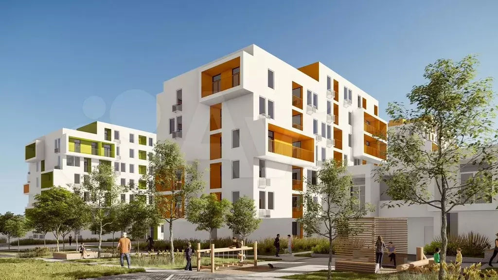 1-к. квартира, 30,1 м, 7/9 эт. - Фото 1