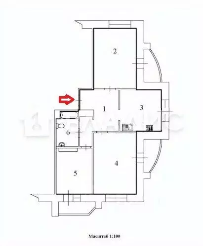 3-к кв. Владимирская область, Владимир Офицерская ул., 1Ак2 (70.1 м) - Фото 2