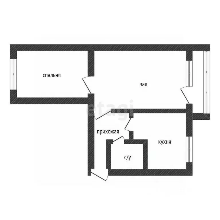 2-к кв. Приморский край, Артем ул. Кирова, 160 (47.3 м) - Фото 1