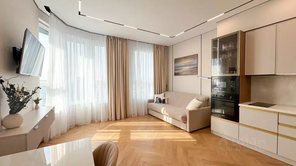 Студия Москва ул. Крузенштерна, 9 (31.0 м) - Фото 1