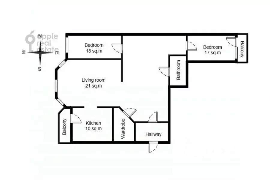 3-к кв. Москва ул. Пудовкина, 7 (109.0 м) - Фото 2