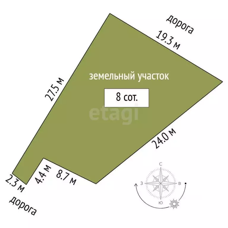 Участок в Тюменская область, Тюмень Березовая роща СНТ, ул. Липовая, ... - Фото 1