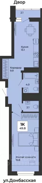 1-к кв. Свердловская область, Екатеринбург Уралмаш жилрайон, ул. ... - Фото 1