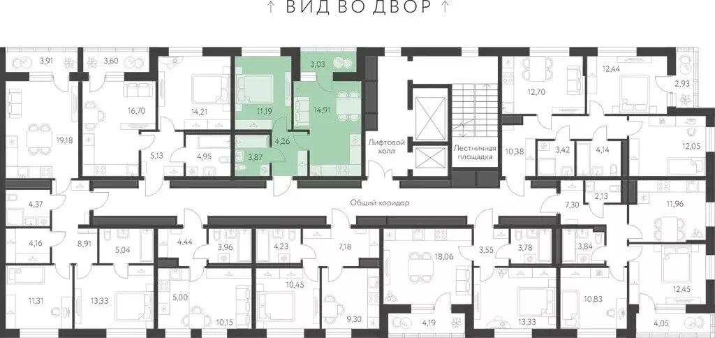 1-комнатная квартира: Екатеринбург, микрорайон Академический, ЖК ... - Фото 1