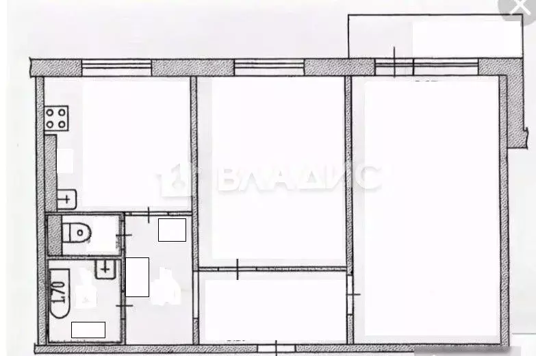 2-к кв. Пензенская область, Пенза ул. Бородина, 12 (52.7 м) - Фото 1