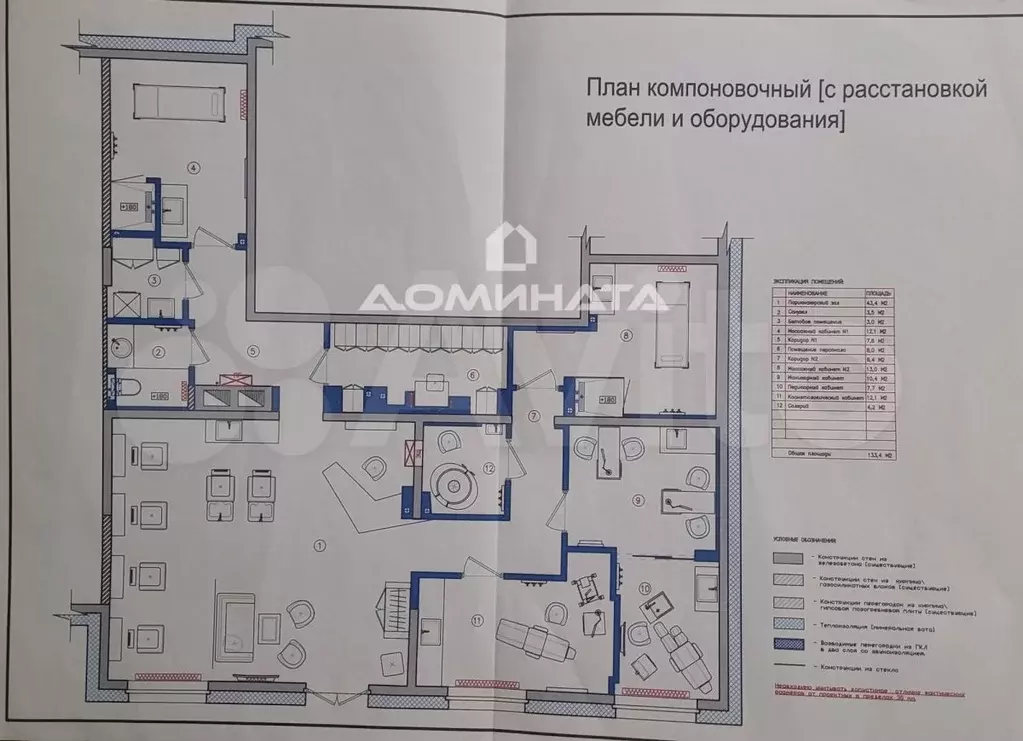 133 м2 под клинику, стоматологию, салон, спа - Фото 0