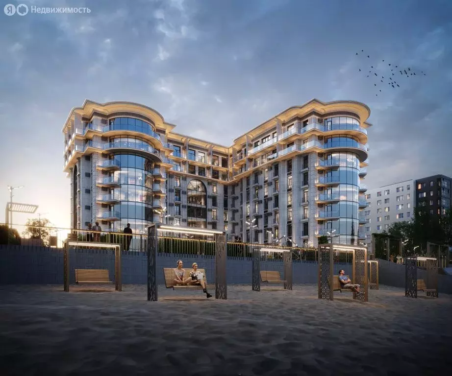 Квартира-студия: Каспийск, улица М. Халилова, 1А (39.46 м) - Фото 2