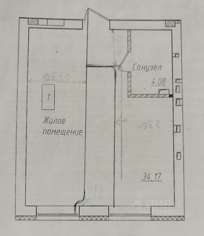 1-к кв. Алтайский край, Бийск Ударная ул., 6 (38.0 м) - Фото 1