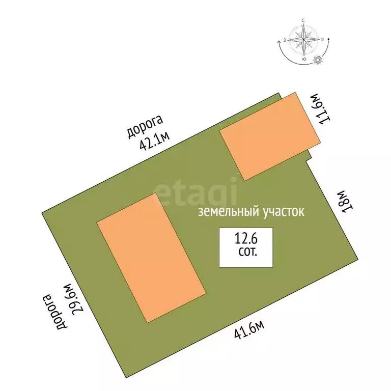 Дом в Лениногорск, Профсоюзная улица (357 м) - Фото 1