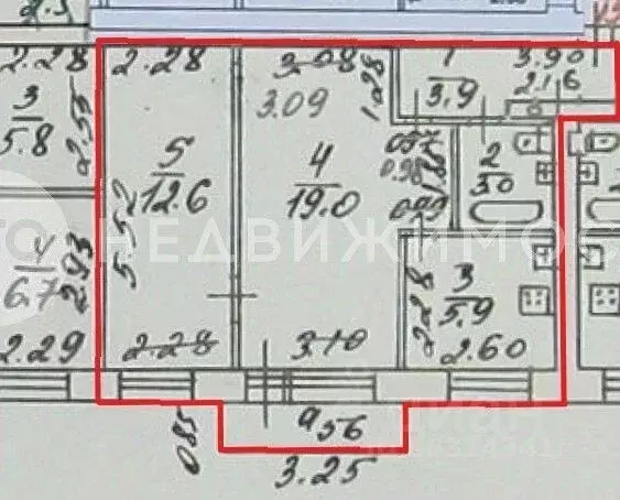 2-к кв. Рязанская область, Рязань ул. Циолковского, 16 (44.4 м) - Фото 1