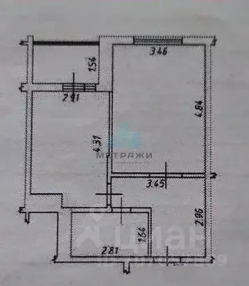 1-к кв. Калужская область, Калуга ул. Минская, 30 (40.8 м) - Фото 2