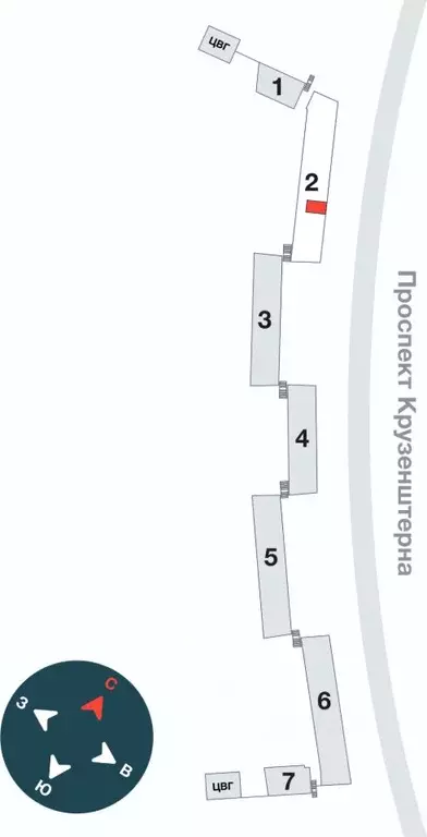 Помещение свободного назначения в Санкт-Петербург Новая Земля жилой ... - Фото 2