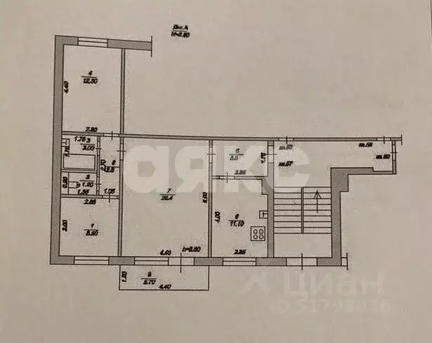 3-к кв. Краснодарский край, Кореновск ул. Циолковского, 34 (70.3 м) - Фото 2