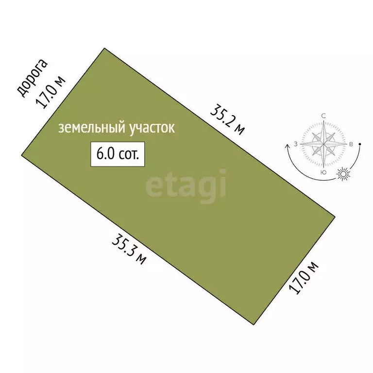 Участок в Ирбит, улица Пугачёва (6.04 м) - Фото 1