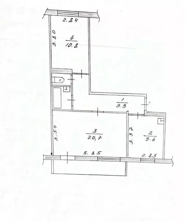 2-к кв. Татарстан, Набережные Челны пос. ЗЯБ, ул. Железнодорожников, 4 ... - Фото 1