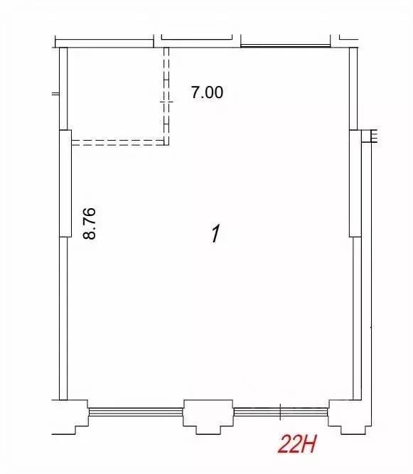 Помещение свободного назначения в Москва ул. Нижние Мневники, 12 (62 ... - Фото 2