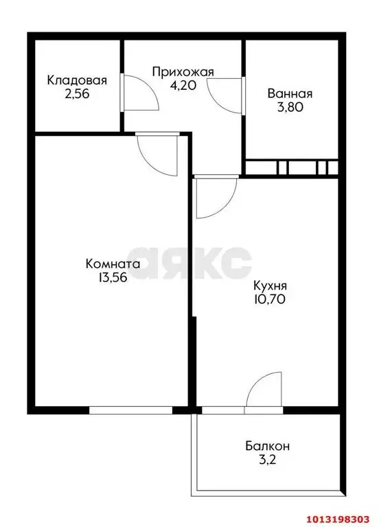 1-комнатная квартира: Краснодар, Дубравная улица, 1 (38 м) - Фото 0