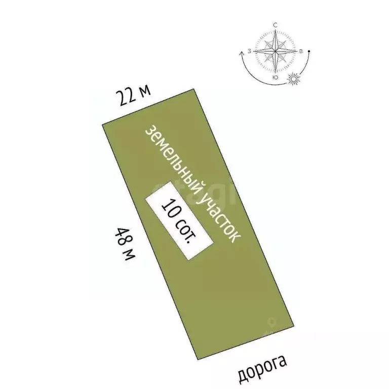 Участок в Крым, Черноморский район, с. Межводное ул. Дружбы (10.0 ... - Фото 2