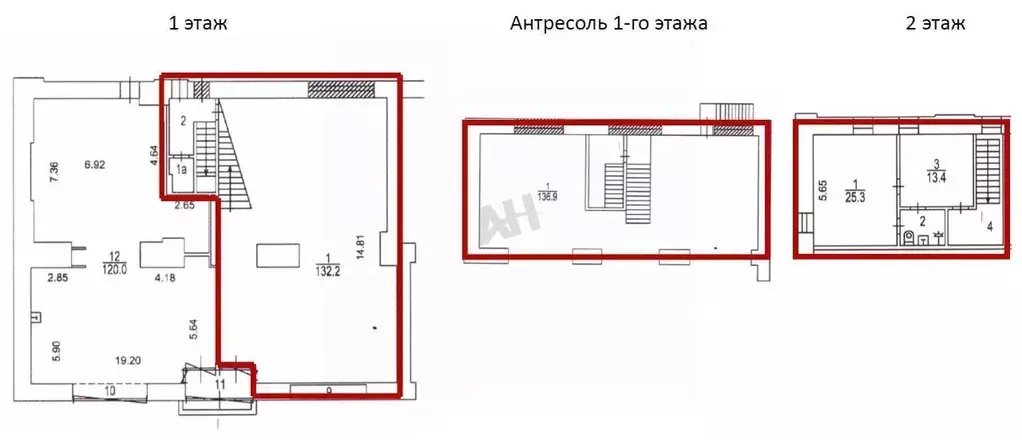 Помещение свободного назначения в Москва ул. Арбат, 54/2С1 (343 м) - Фото 1