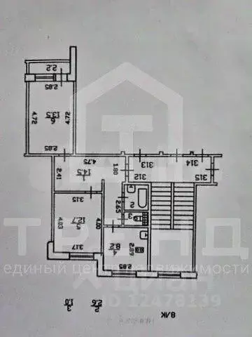 2-к кв. Санкт-Петербург Беговая ул., 1К1 (52.5 м) - Фото 2