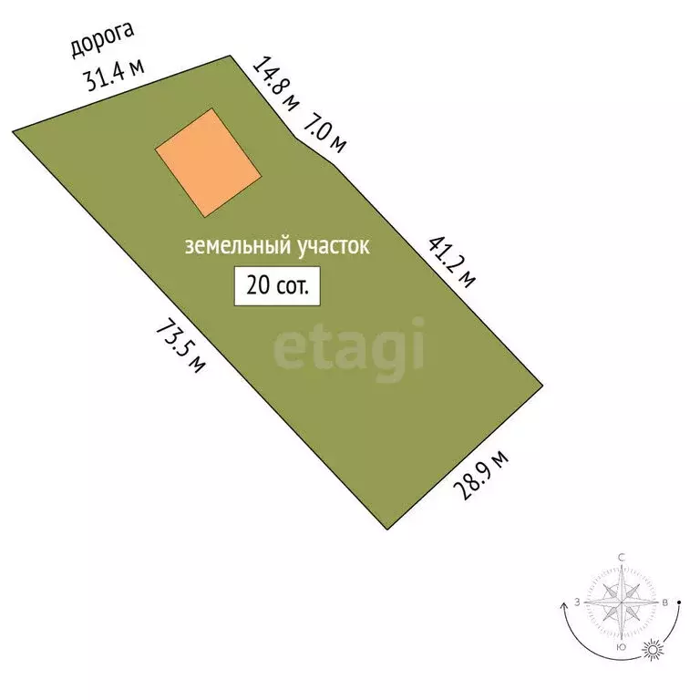 Дом в деревня Сенькино, улица Сенькино (155 м) - Фото 1